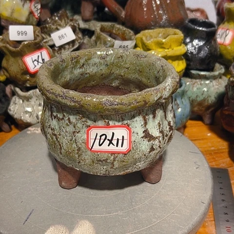 粗陶花盆手工花盆制作
