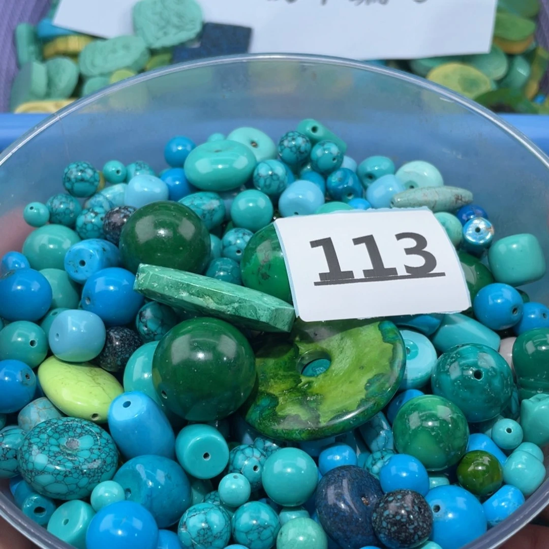 未镶嵌菱锰矿珠宝半成品