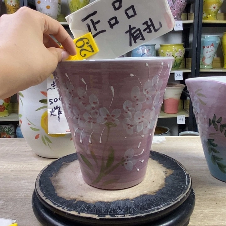 景德镇高温陶瓷花盆