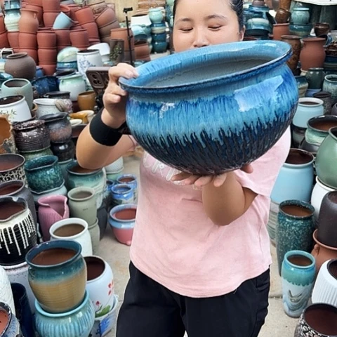 口30高18瑕疵一个盆子。