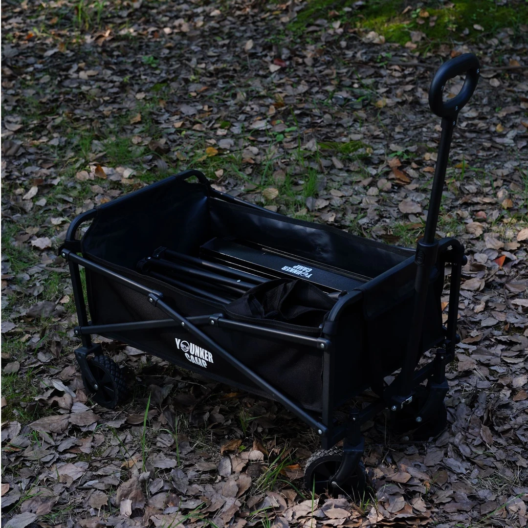 运动玩咖 营客户外标准款营地车折叠手推车野餐拖车公园沙滩推车