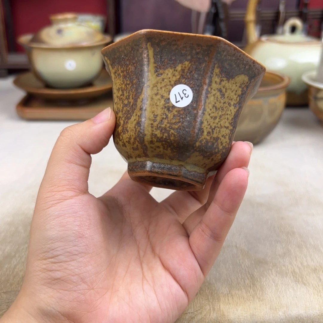 杯纯手工柴烧主人杯