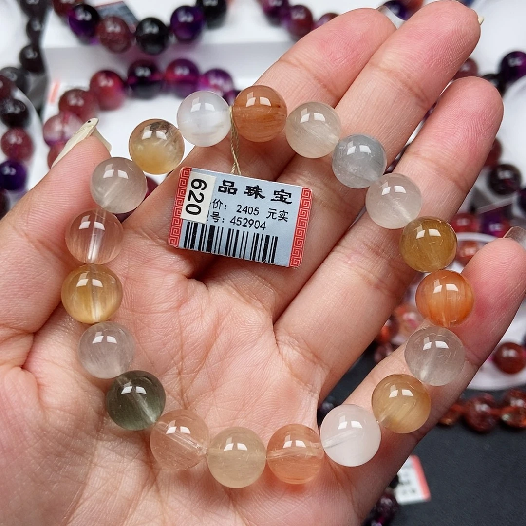 未镶嵌水晶手链兔毛452904