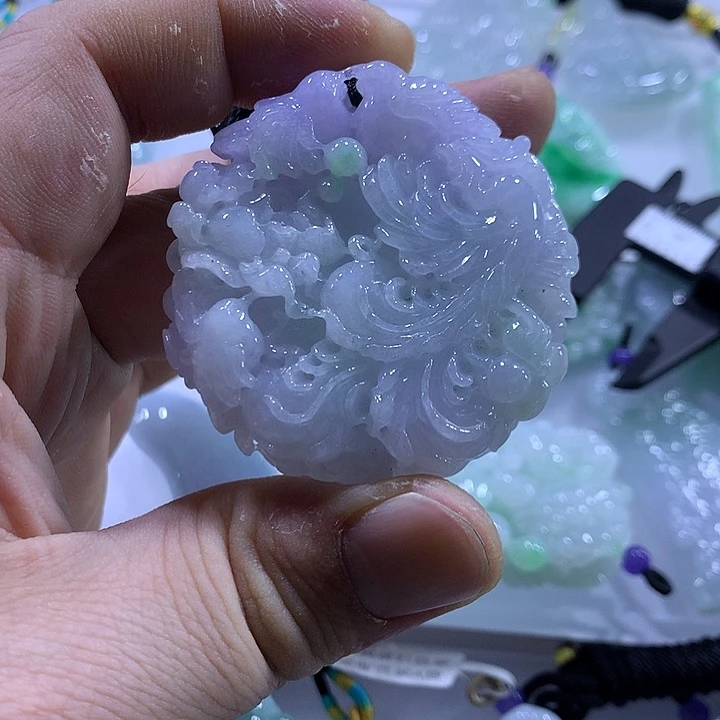 翡翠未镶嵌颈饰天然翡翠A货吊坠