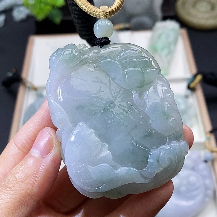 颈饰未镶嵌翡翠缅甸翡翠a货