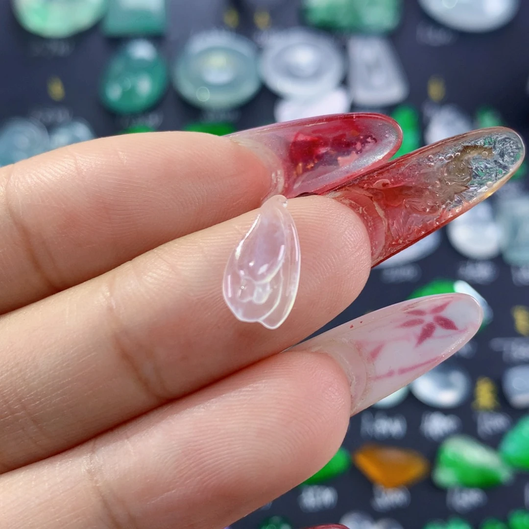 翡翠颈饰未镶嵌纯天然缅甸翡翠A货