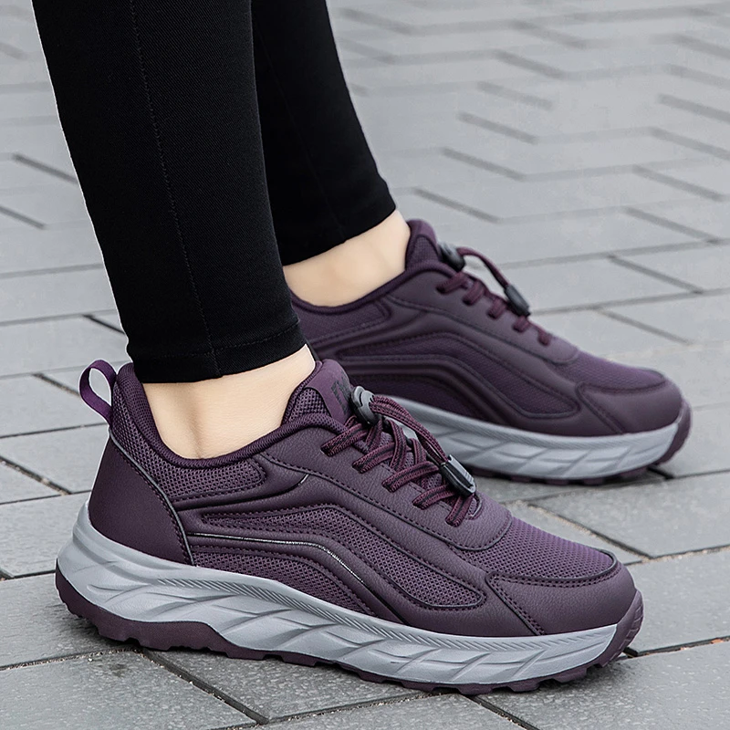 舒适鞋安全老人鞋女2026秋季透气轻便减震跑步鞋妈妈鞋健步鞋中老