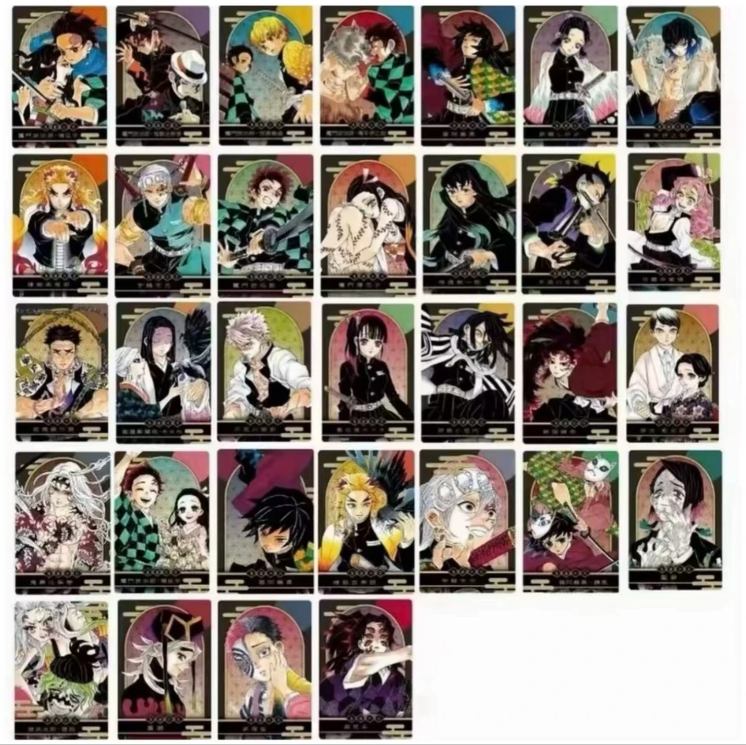 【日谷】鬼灭之刃jcs原画闪卡1弹背抽正反面都有图 盲盒 默认代拆