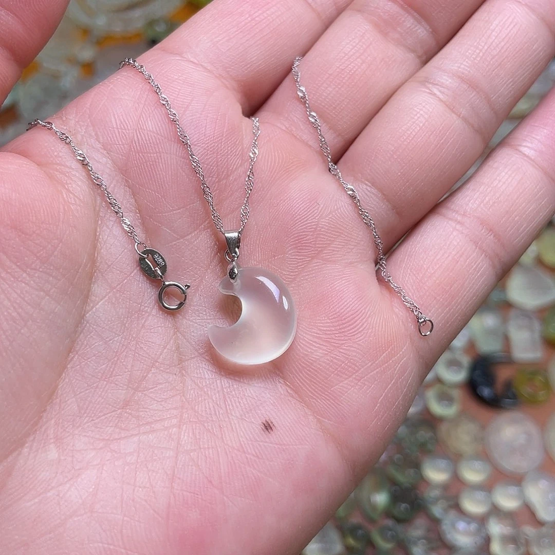 蛇纹石玉未镶嵌吊坠长*