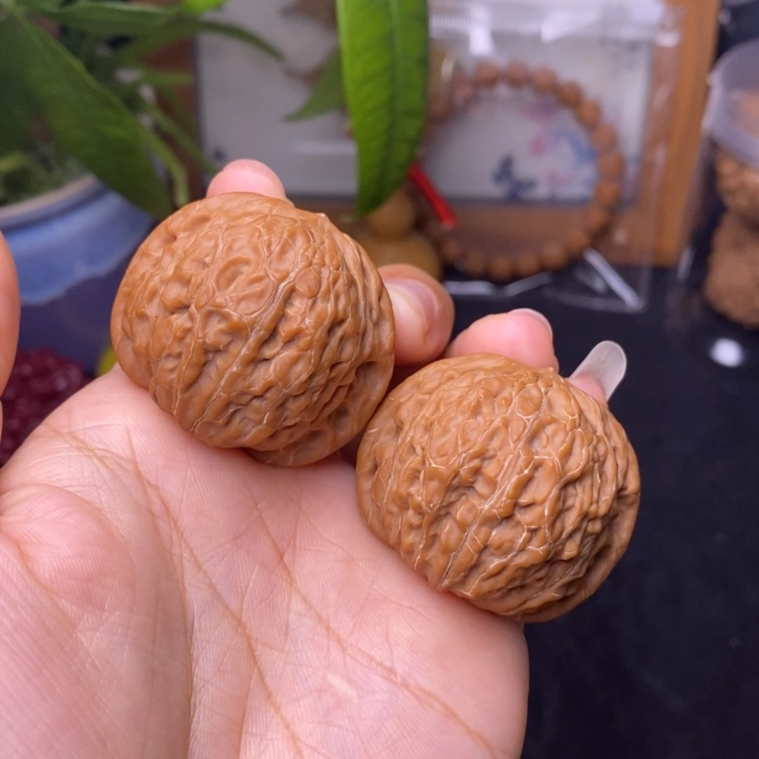 文玩核桃把件我***砖38铁锤