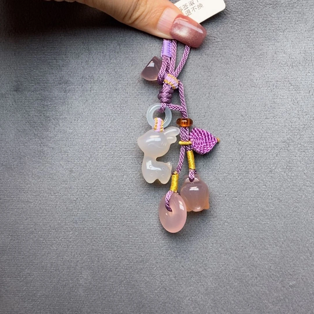 烟***)未镶嵌车挂玛瑙/玉髓