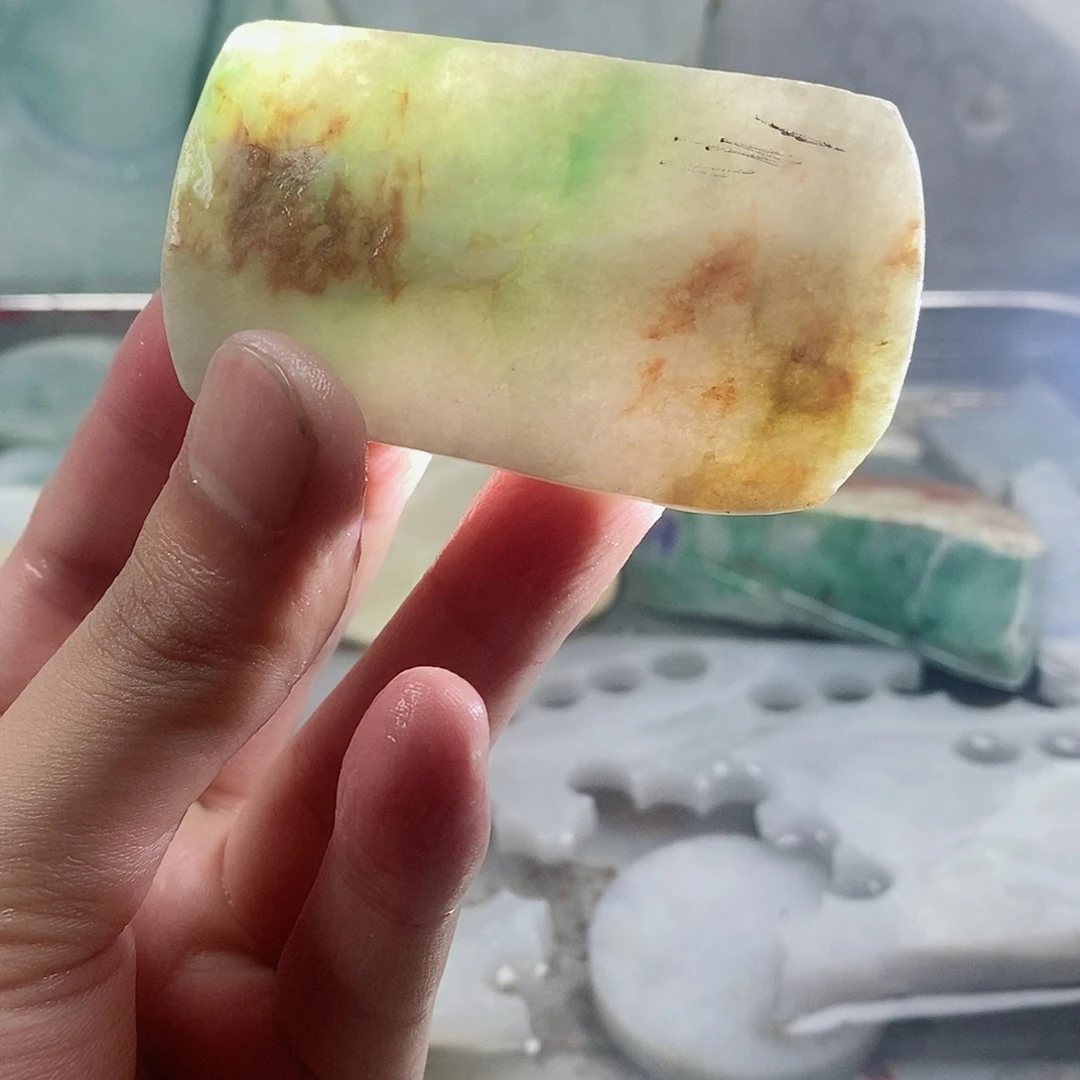 翡翠散珠天然缅甸翡翠a货30