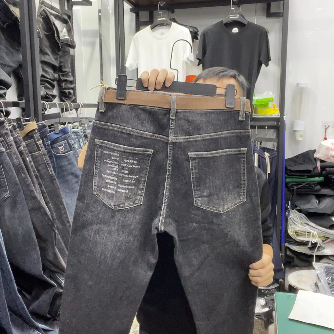 金***坊32码68531黑牛仔裤