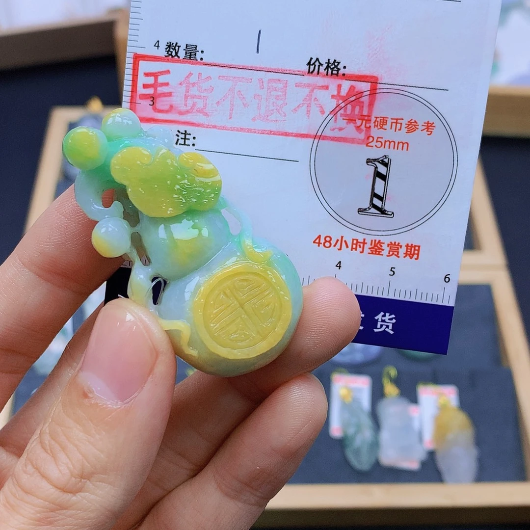 翡翠未镶嵌颈饰翡翠