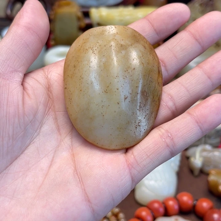 ****K和田玉未镶嵌挂件