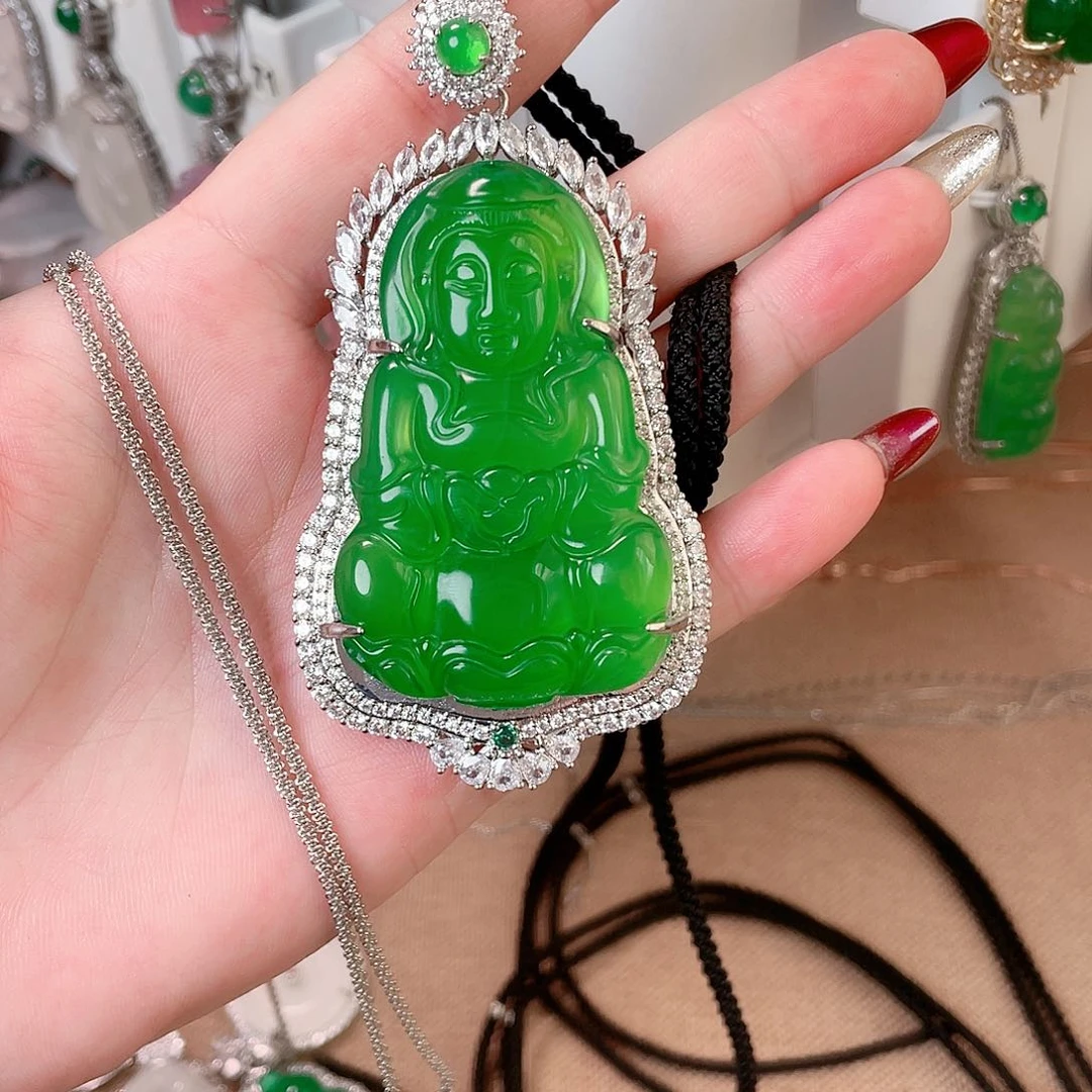 玛瑙/玉髓吊坠(赠链)未镶嵌