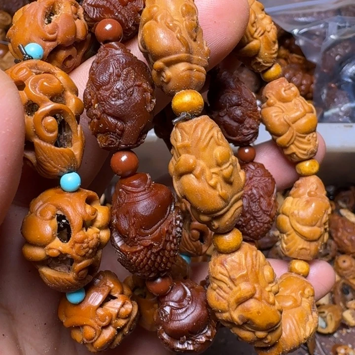 拼***到吊坠橄榄核我的小