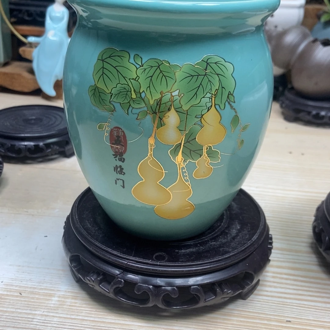 瓷片陶瓷花盆陶瓷艺术