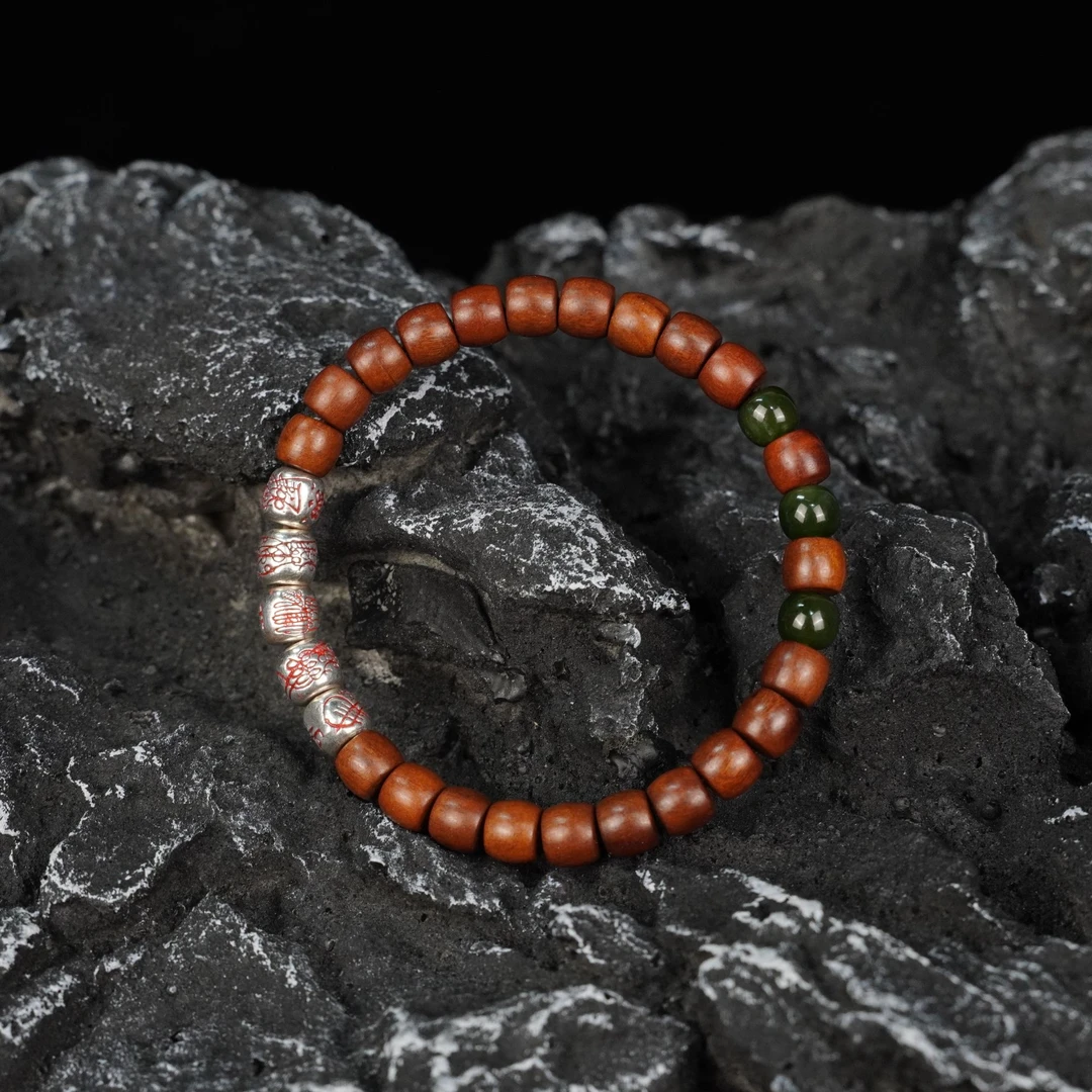 【武当山】雷枣五路cai神 单圈手串 道家饰品道系文创