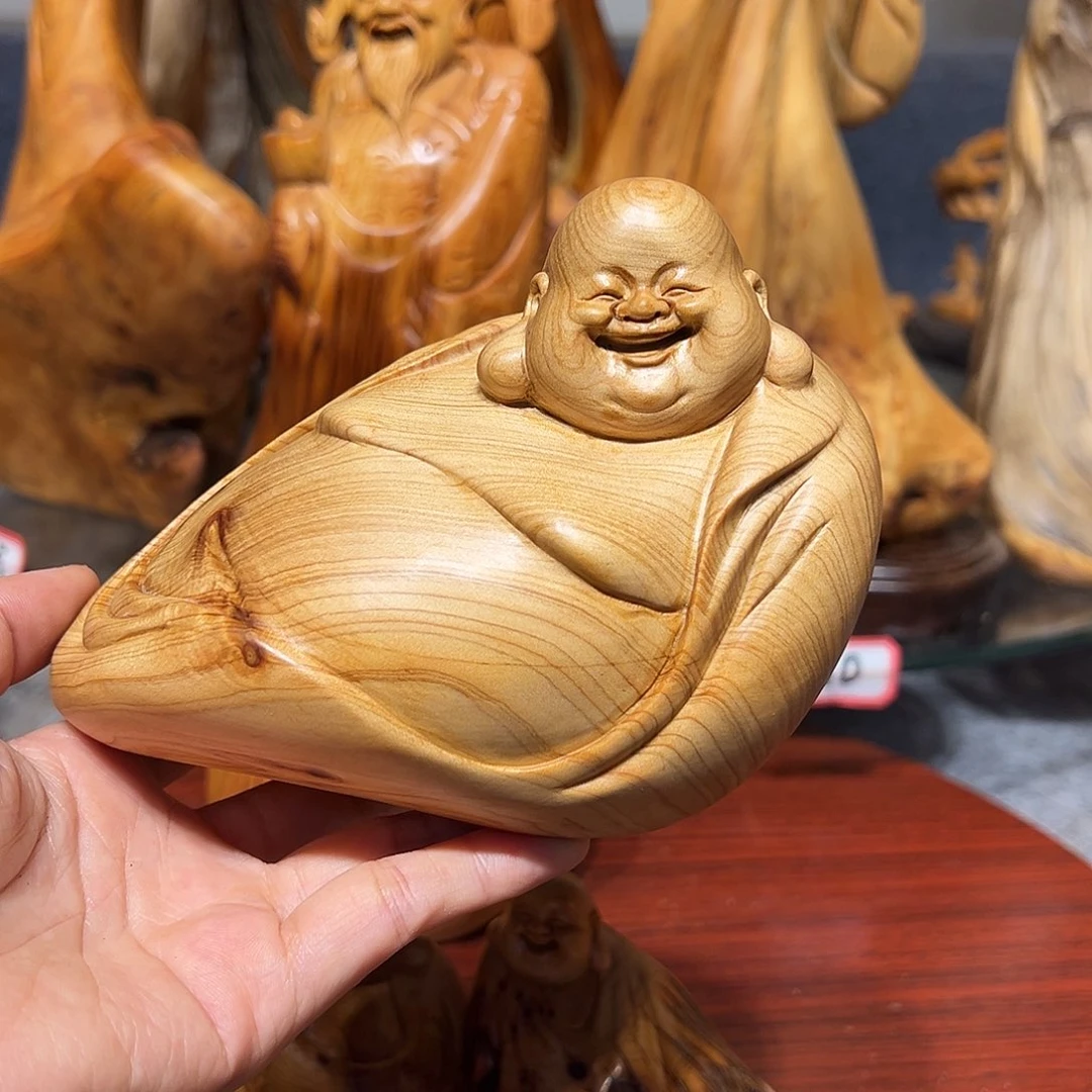 柏木崖柏木手把件摆件