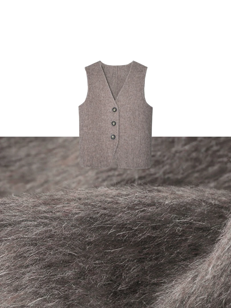 冬野传说丨羊毛大衣马夹 层次感秋冬百搭