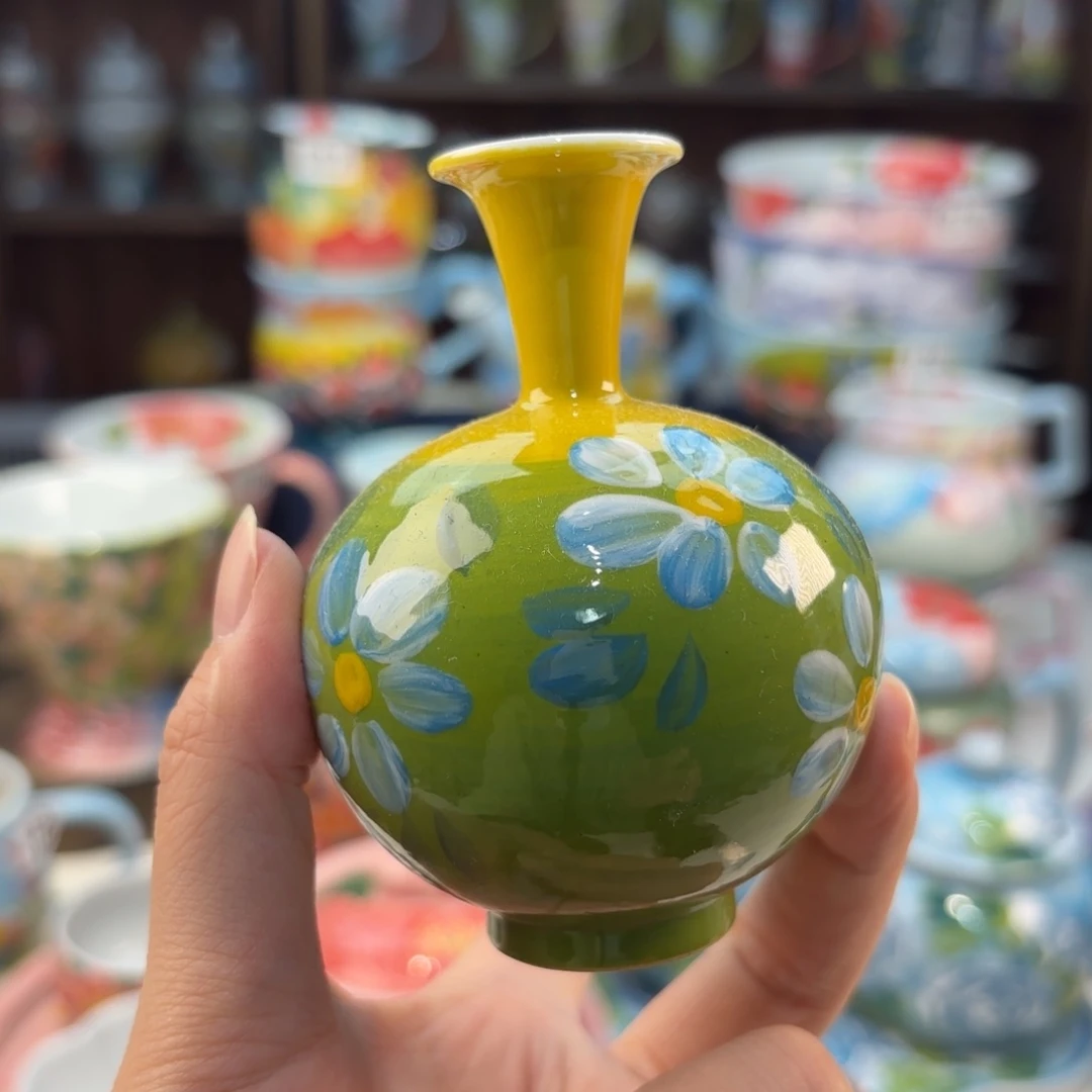 景德镇手绘高温釉下彩陶瓷茶具