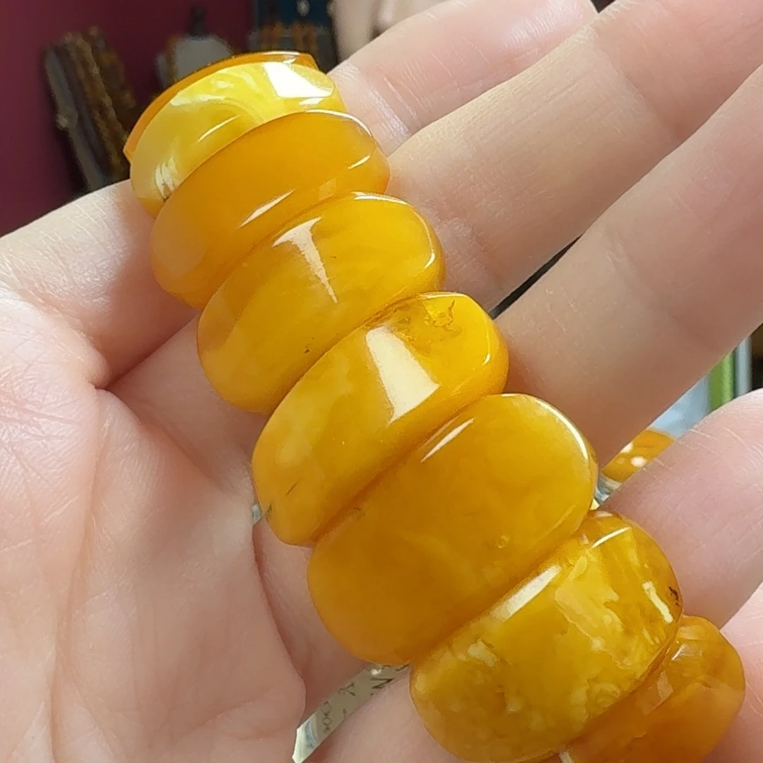 蜜蜡未镶嵌手链手排