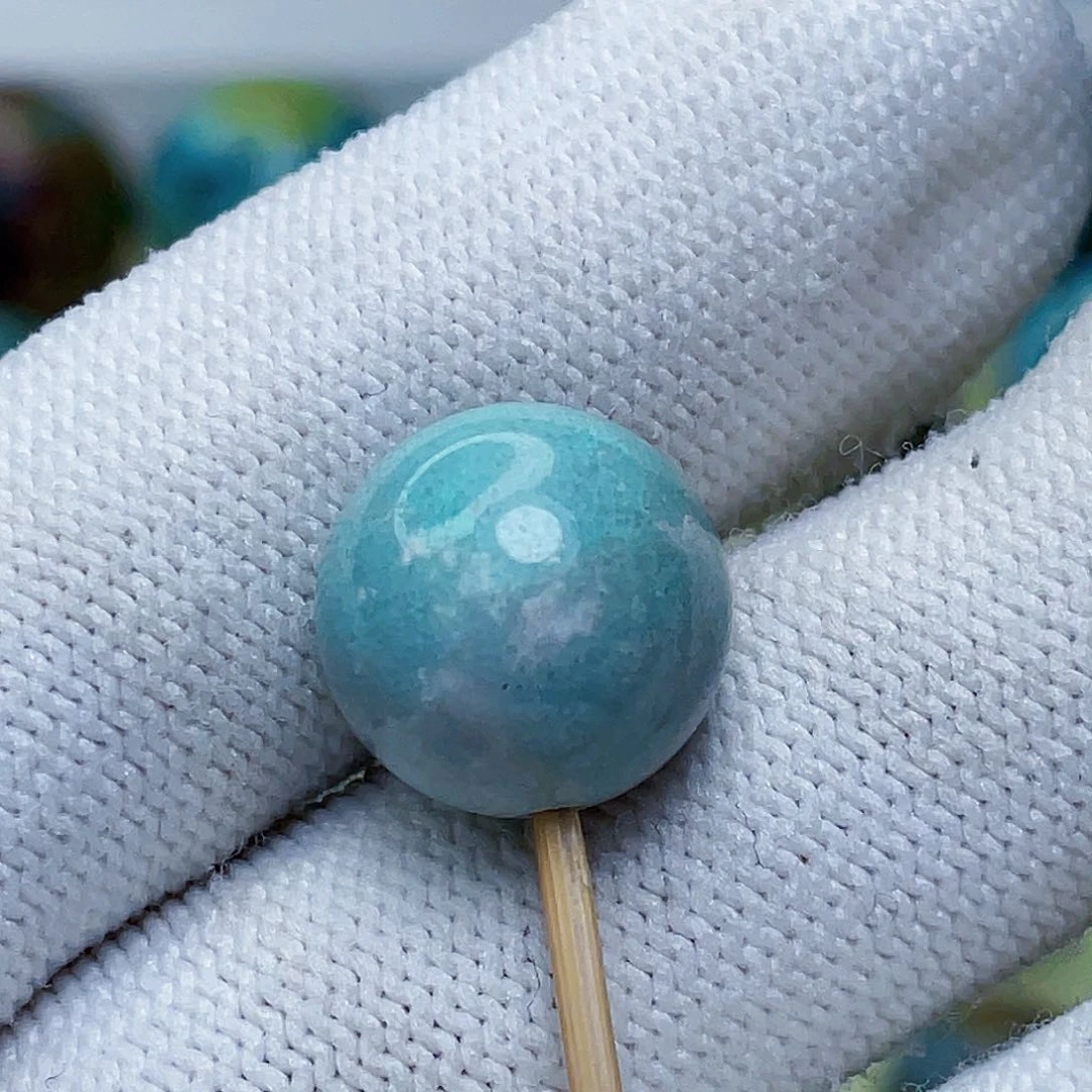 绿松石未镶嵌圆珠14