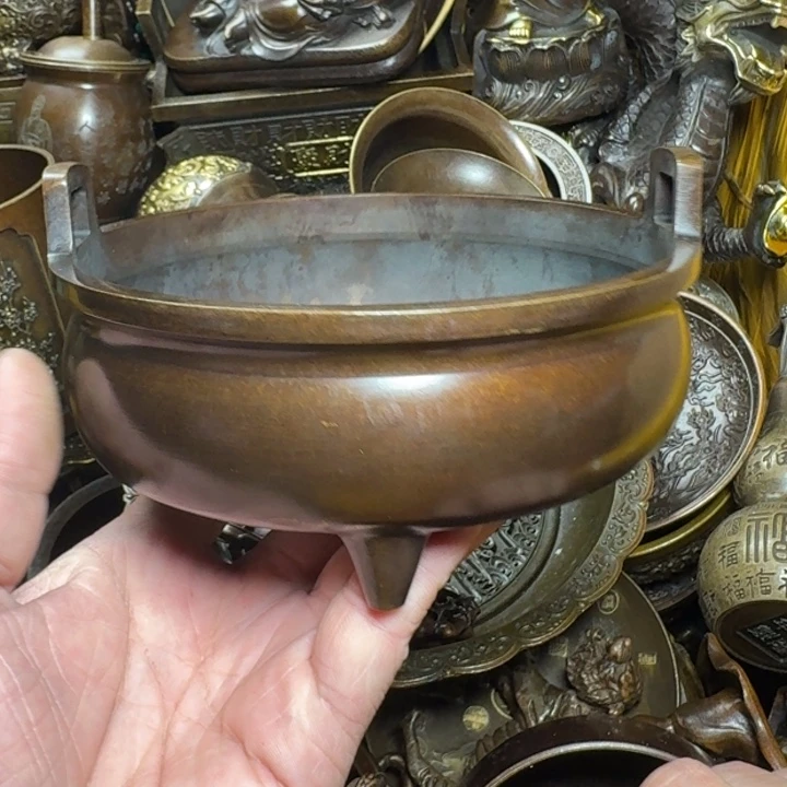 铜器摆件收收藏藏
