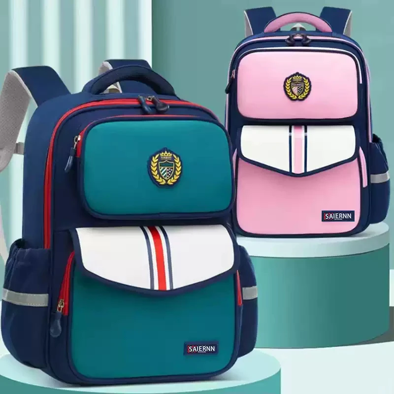 小学生书包一至三到六年级带胸扣背包减负护脊大容量海绵背垫