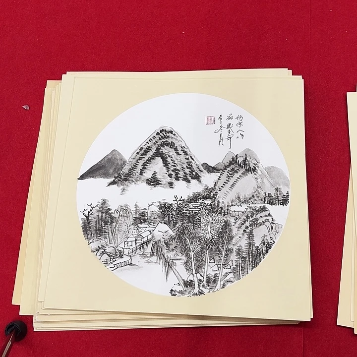 国画花鸟等图案和38.38
