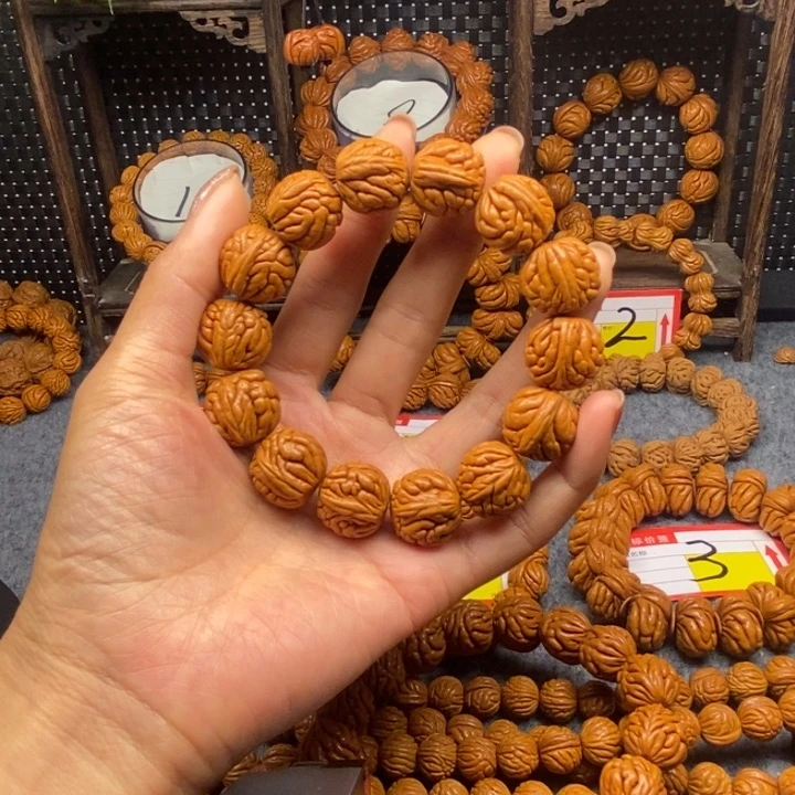 【闪购商品】文玩核桃手串桃核单圈