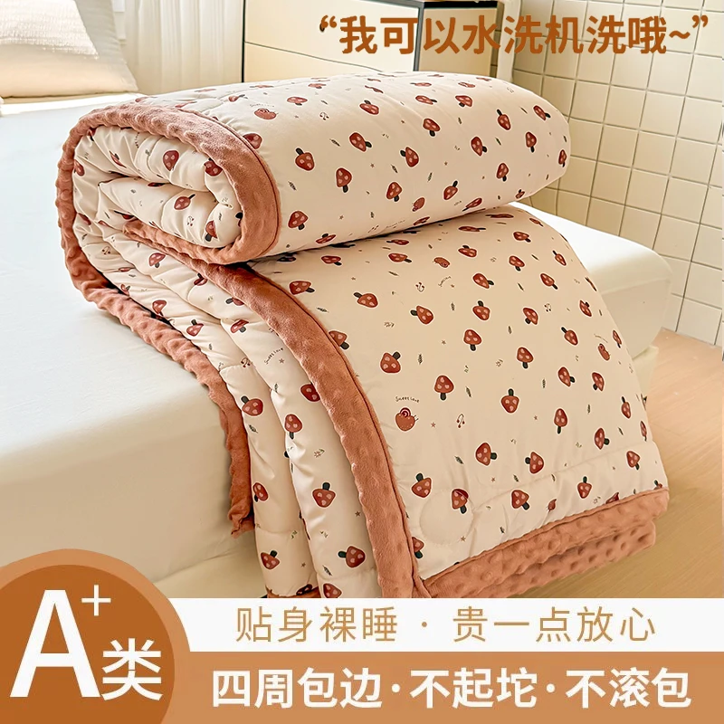 2025新款轻奢印花春秋冬被