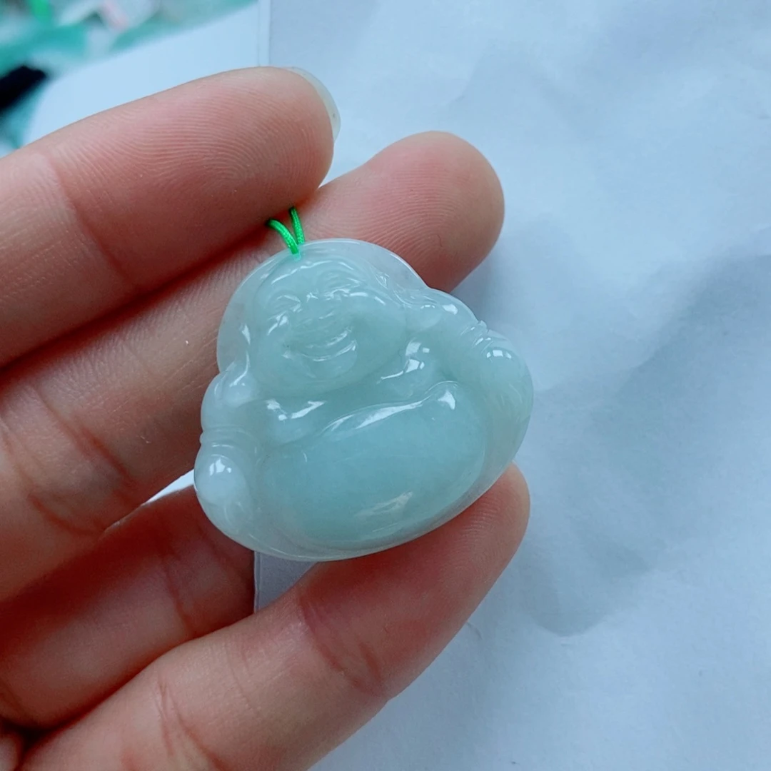 翡翠颈饰未镶嵌牛*天然