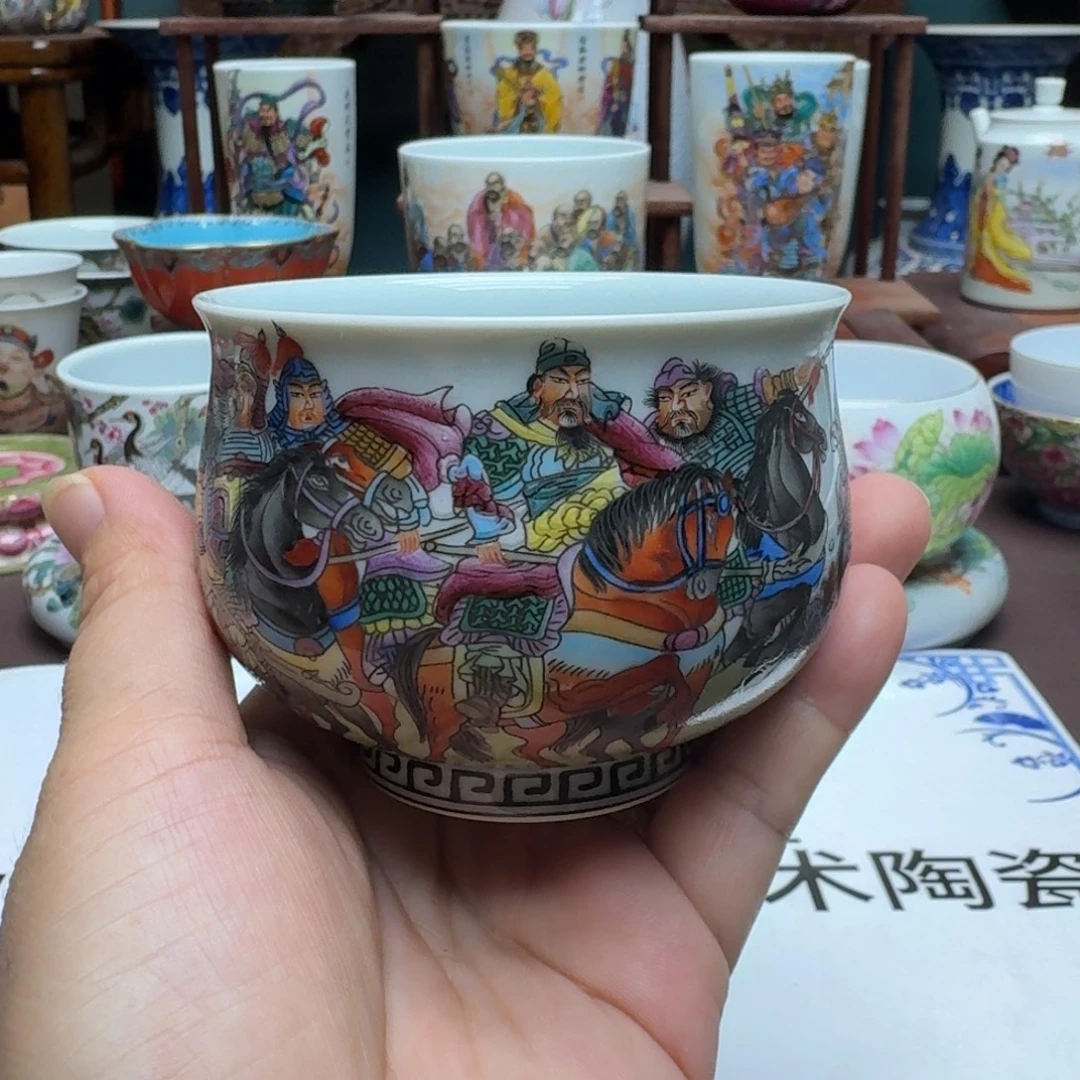 景德镇手工手绘展示