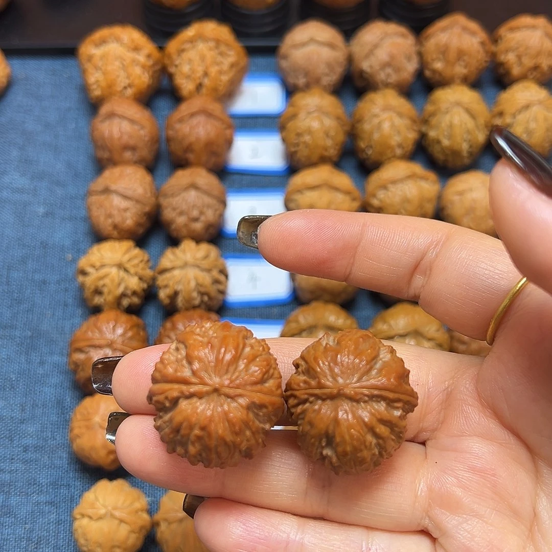 吊坠文玩核桃矮桩焖尖磨盘28尺全品无修