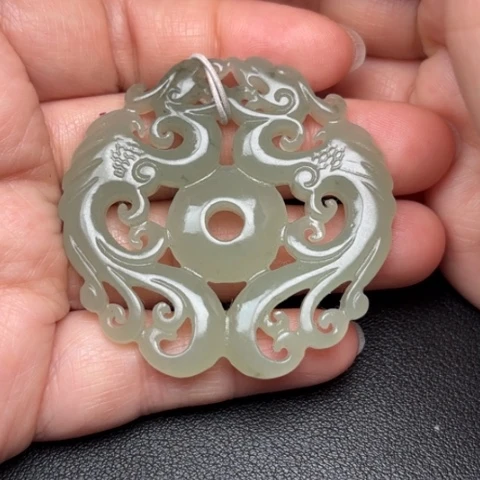 和田玉挂件未镶嵌安*