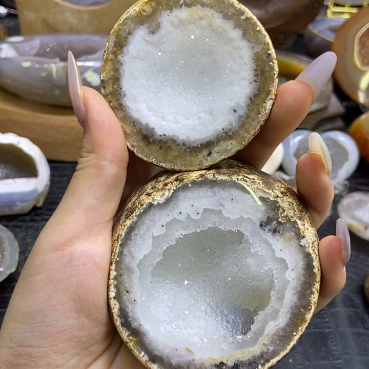 未镶嵌珠宝半成品水晶聚宝盆
