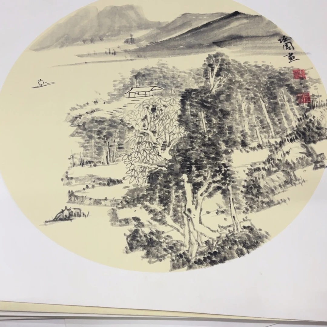 国画50-50卡纸作品艺