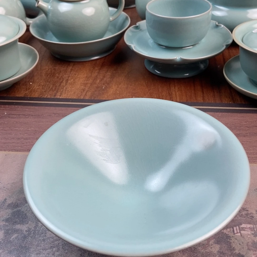 摆件原产地原矿汝瓷～茶器