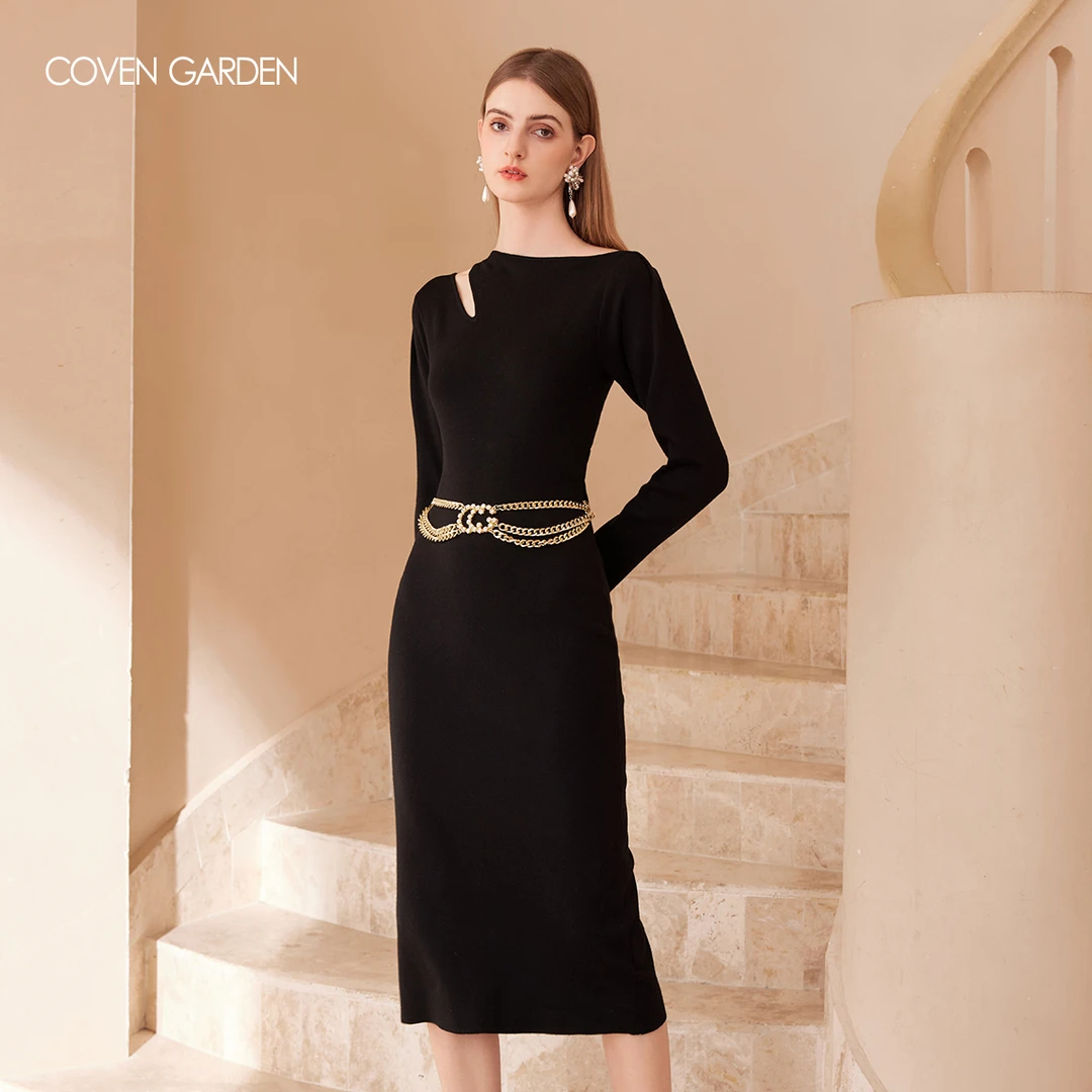 【陈大可】 毛织连衣裙CTA4036070 COVEN GARDEN