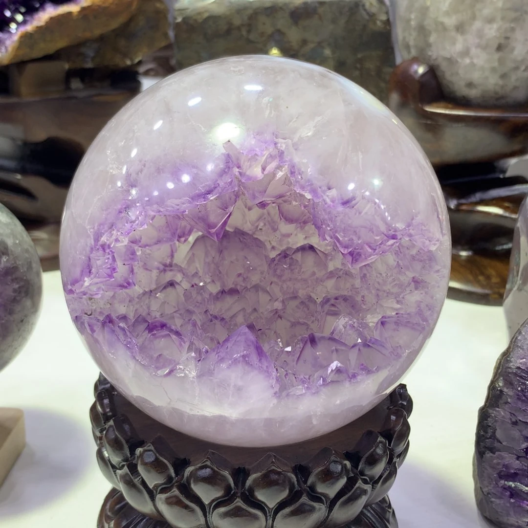紫晶摆件未镶嵌紫晶
