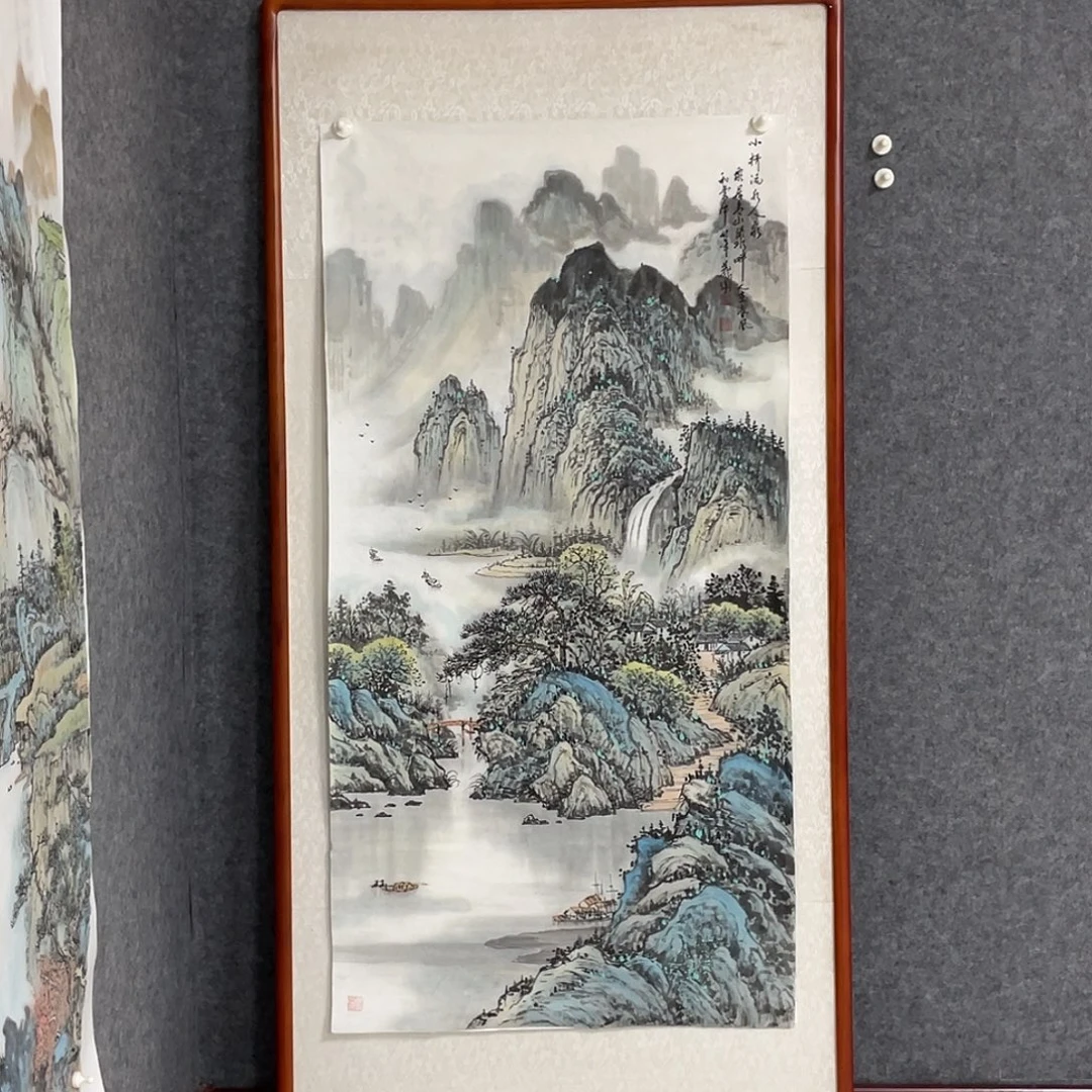 用***1国画四尺画芯捡漏 不带框