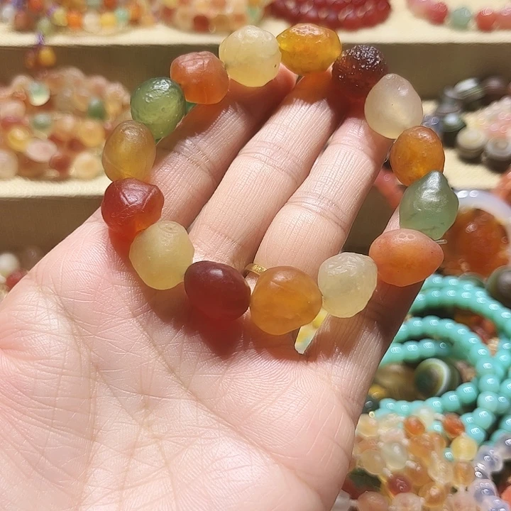 玛瑙/玉髓未镶嵌手链