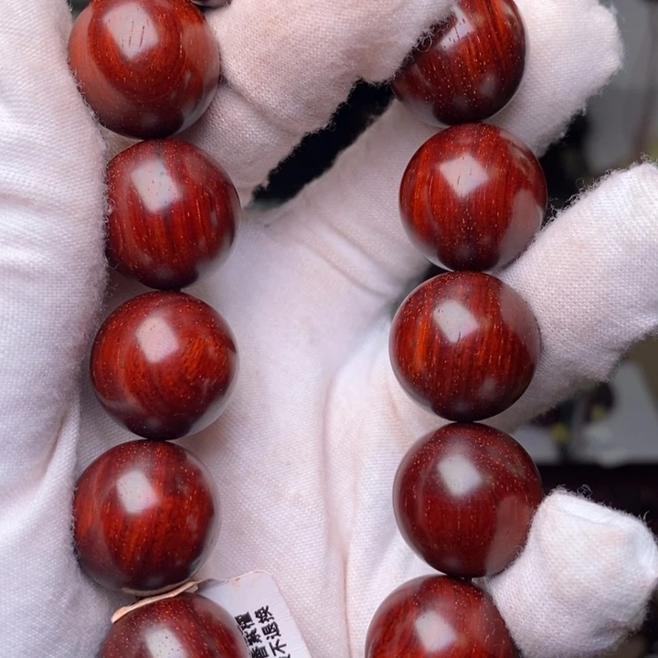 小叶紫檀手串/手链原汁原味1.8cm 5星泥料