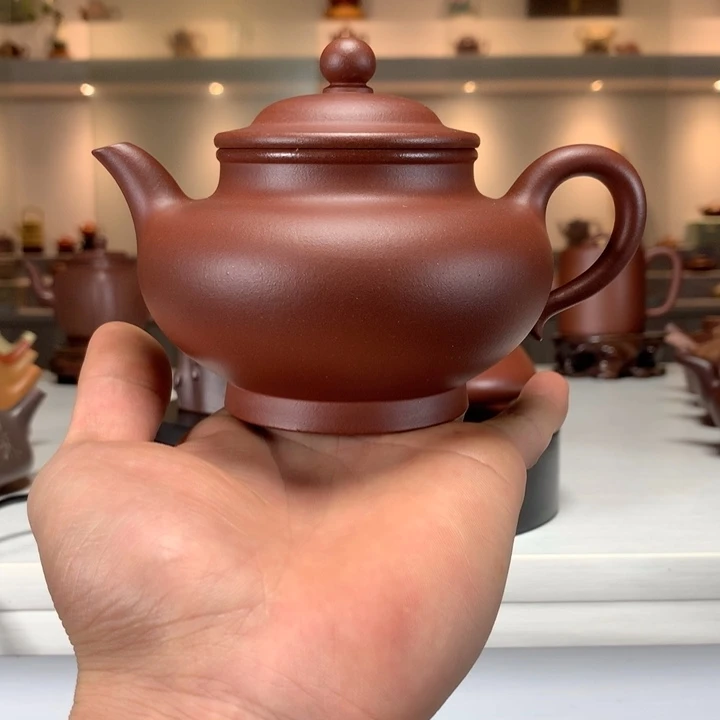 紫砂茶案紫砂莲心壶