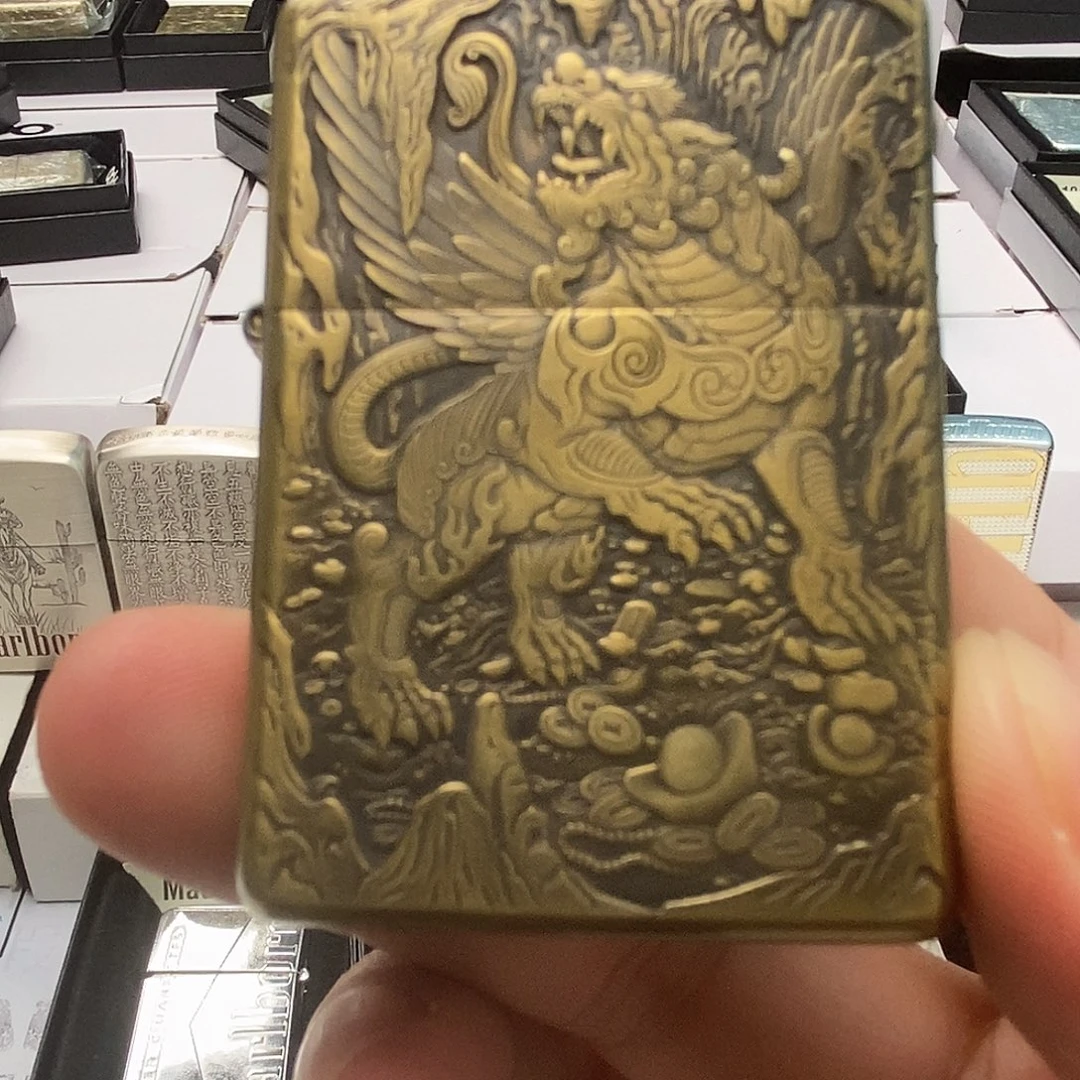 小***宙铜黄铜时刻经雕工艺品