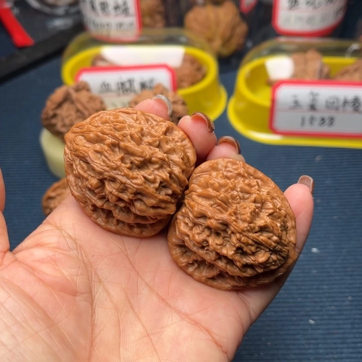 吊坠文玩核桃42麦穗虎头全