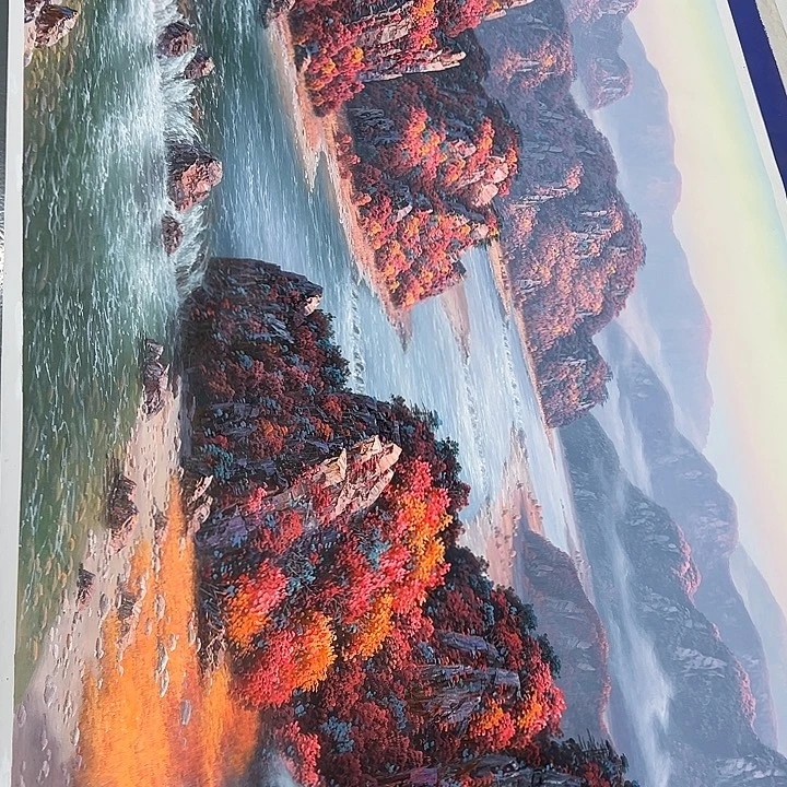 油画恭喜嘻嘻仔仔细细