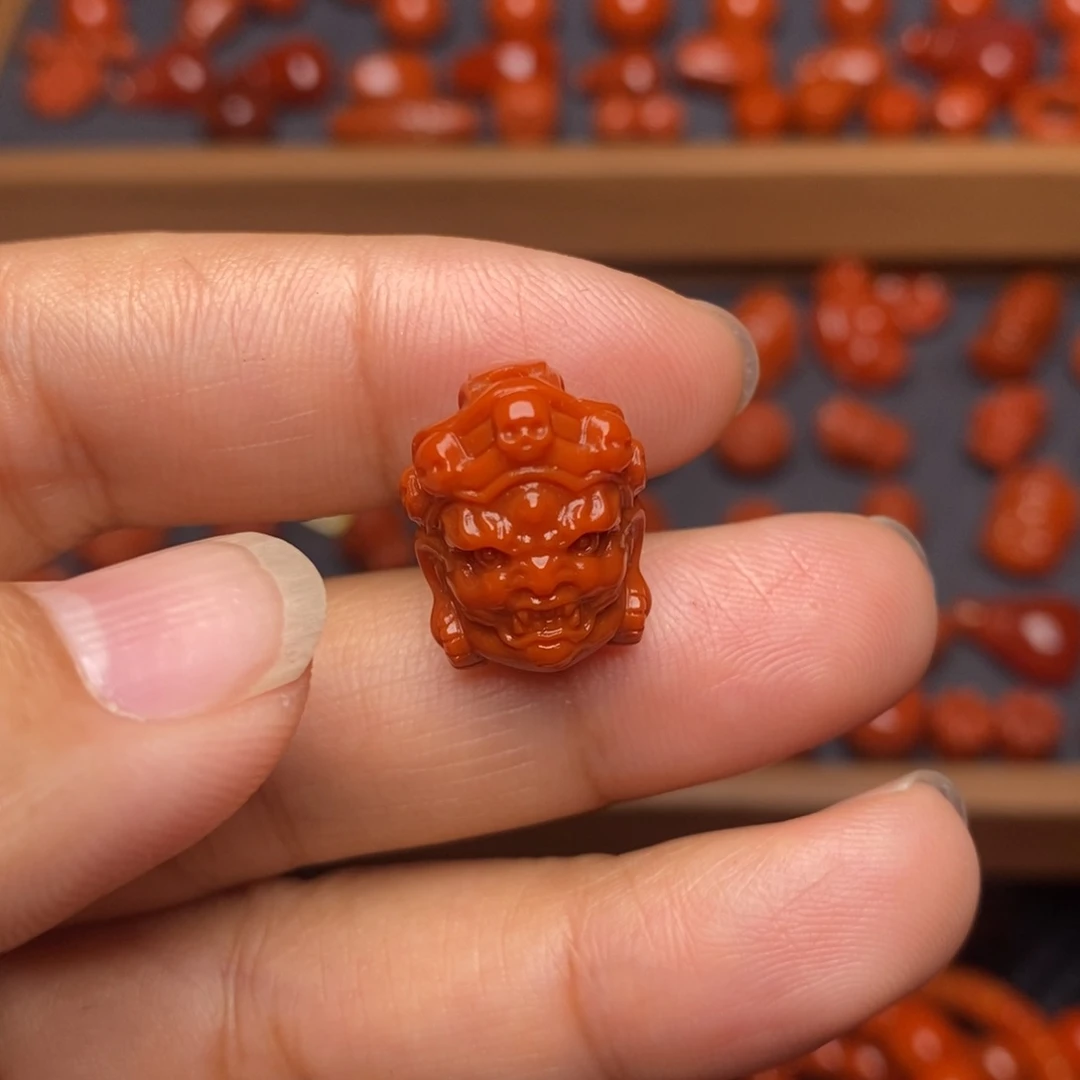 南红玛瑙配饰未镶嵌大黑天卡13